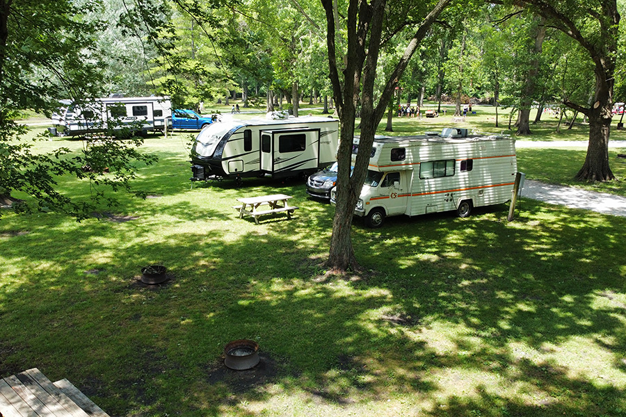 Campsites at Acorn Oaks RV Park